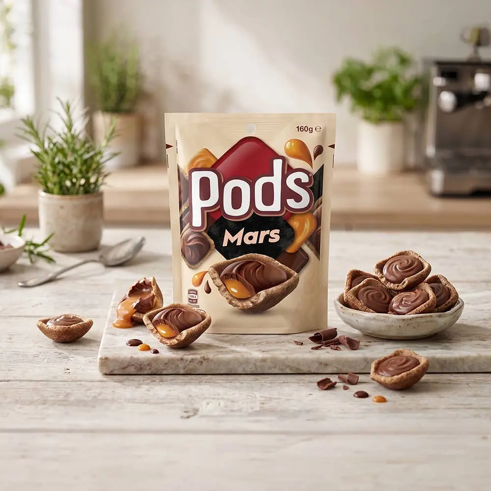 Australian Pods Mars Chocolate Snack & Share -Ships With Cold Pack in Insulated Package -This item ships Mon-Thurs to try to avoid any melting.