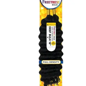 Shake N Go Freetress  100% Human Hair Braids - Deep Bulk 18"
