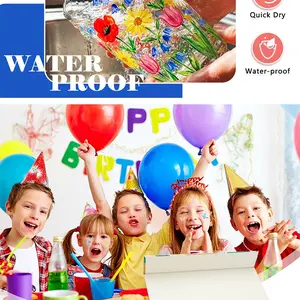 Student Drawing Art Supplies Gift Box Set, Large Color Range Marker Pens, Ideal for Artists & Beginners, Durable Markers for Creative Projects