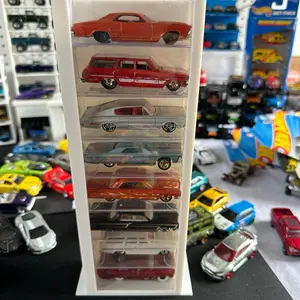 Hot Wheels Display Case for 8 Hot Wheels - Perfect for Collectors and Enthusiasts