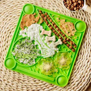 PetDreamHouse Food Enrichment Lick Pad for Dogs - Large, Silicone Calming Toy for Anxiety Relief & Interactive Play