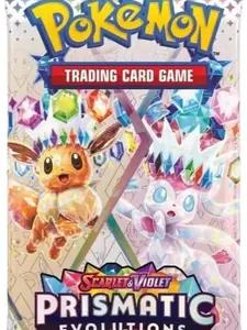 Prismatic Evolutions Pokémon Trading Card Booster Packs -  Count Collectible Non-Sports Trading Card Packs