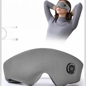 Heated Eye Mask for Dry Eyes, Electric Warm Eye Compress Heating pad for Strain Relief, Stye Relax, Improved Sleep, Washable USB Sleep Mask Gift for Men Women