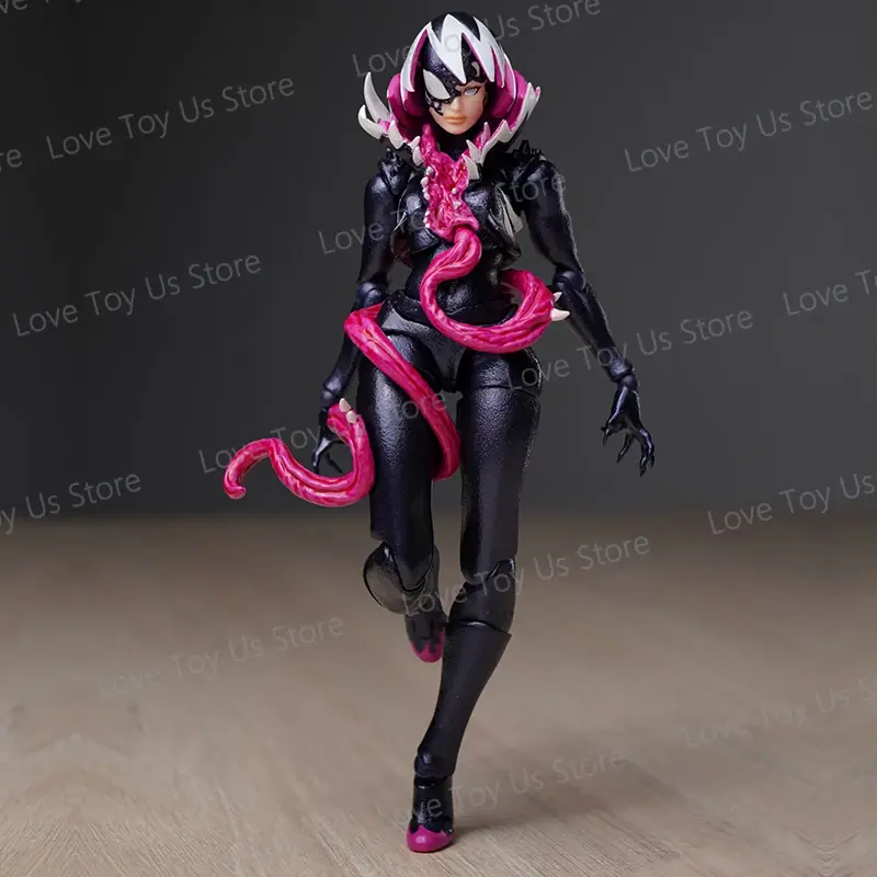 Gwen Action Figures Anime Figurine Kaiyodo Amazing Yamaguchi Revoltech Statue Ko Model Gk Collection Kid Toy Gift