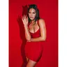 Justina Bandage Mini Dress Red