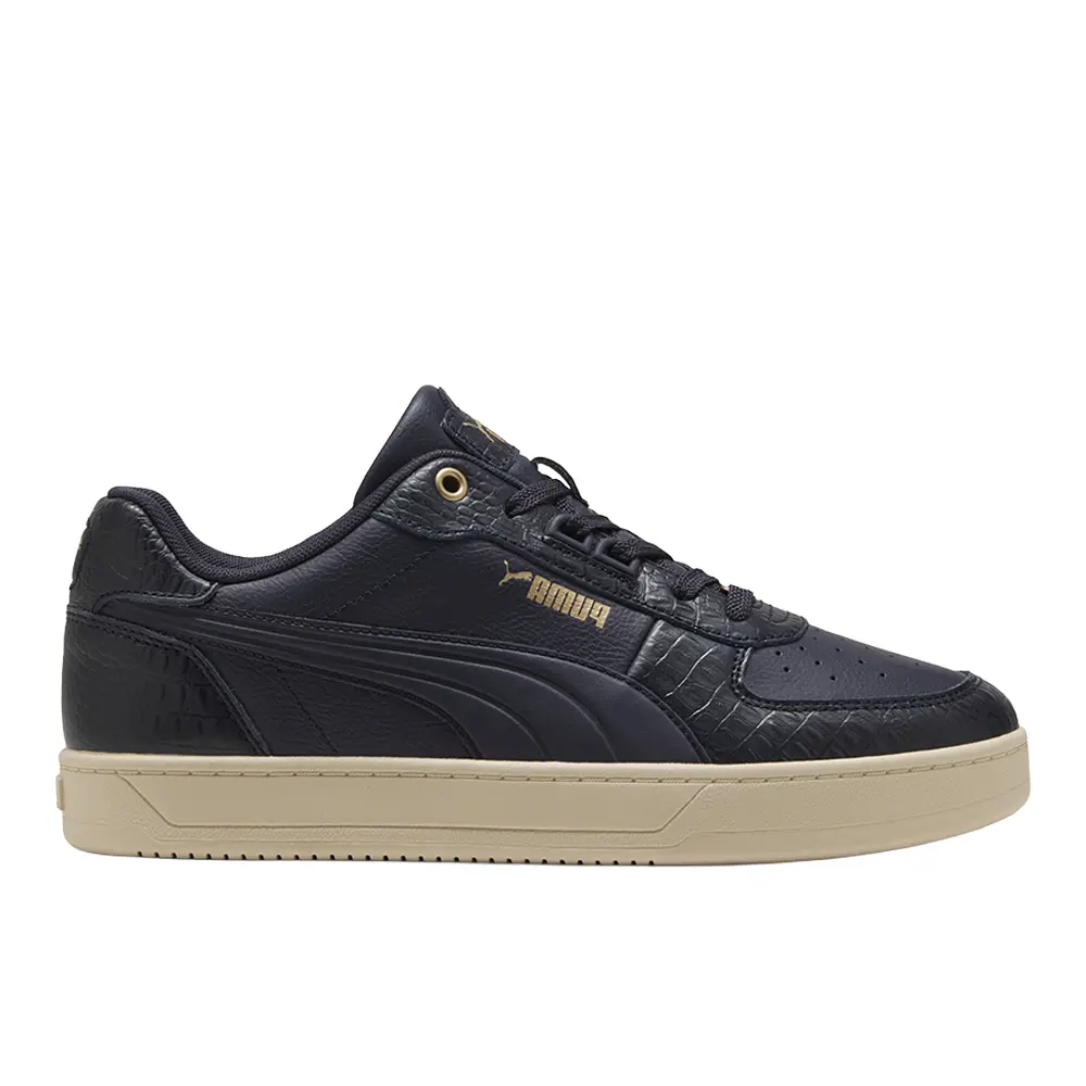 PUMA Mens Caven 2.0 Lux Croc Lace Up Sneakers Shoes Casual - Blue