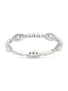 Sterling Silver Lydia CZ Bubble Ring