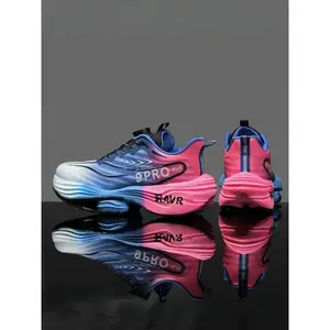 Unisex Carbon Plate Running Shoes, Breathable Jacquard Textile Upper, Shock Absorbing Technology, Outdoor & Campus Sports, Running Athletic Shoes