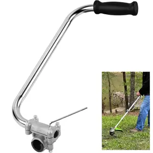 Ergonomic Weed Eater Handle, Aluminum Trimmer Grip, Weedeater Handle with Bracket Clamp, Lawn Care, Landscaping, Yard Trimming, Gardening Yard Tool
