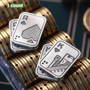 Push Metal Squeaking Toy, Hand Push Fidget Spinner, Finger Spinner, Press Type Toys, Stress Relief Toy, Stress Relief Fidgeting