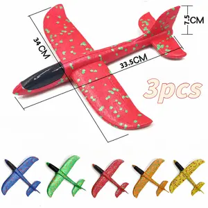 🪂✈️3 Pack Foam Glider Planes| 2 Flight Modes| Manual Throw & Glider| Outdoor Flying Toys| Kids Airplane Toys| Room Decor| Christmas Halloween Gifts| Boomerang Glider Toys