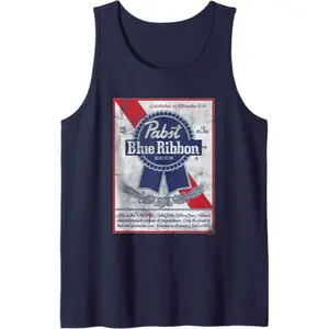 PBR Distressed Drinking Tank Top, Drinking Original Label Tank, Unisex Tank Top