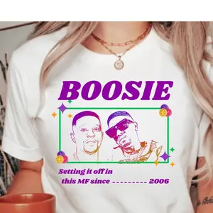Boosie Badazz Mardi Gras Shirt, New Orleans Mardi Gras Tee, Perfect Fit, Ultimate Comfort, Vintage Fashion, Classic Styles for