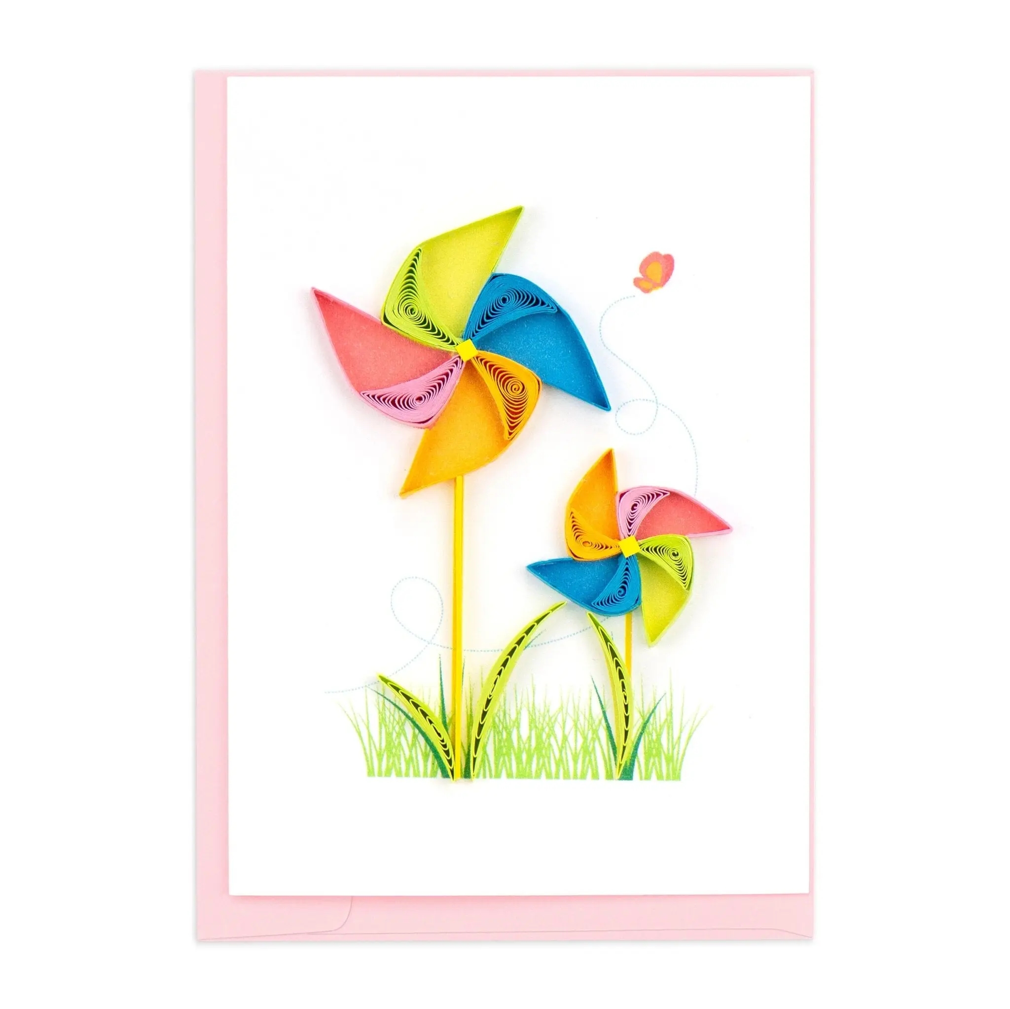 Quilled Pinwheels Gift Enclosure Mini Card
