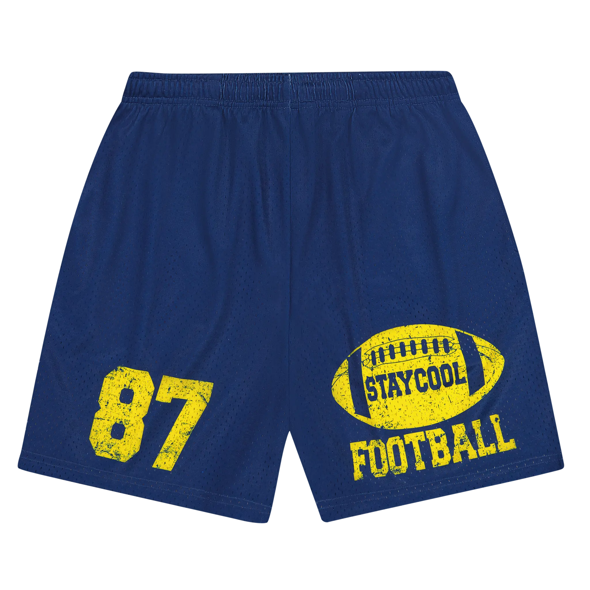 Staycool Football Shorts (Navy Blue)