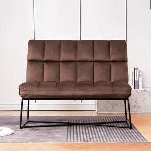 Stationary Armless Accent Chair, Fabric 4018