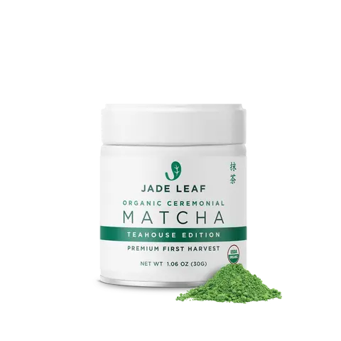 Organic Ceremonial Matcha - Teahouse Edition Premium First Harvest Tea with Antioxidants & Caffeine 1.04 oz - Beverage