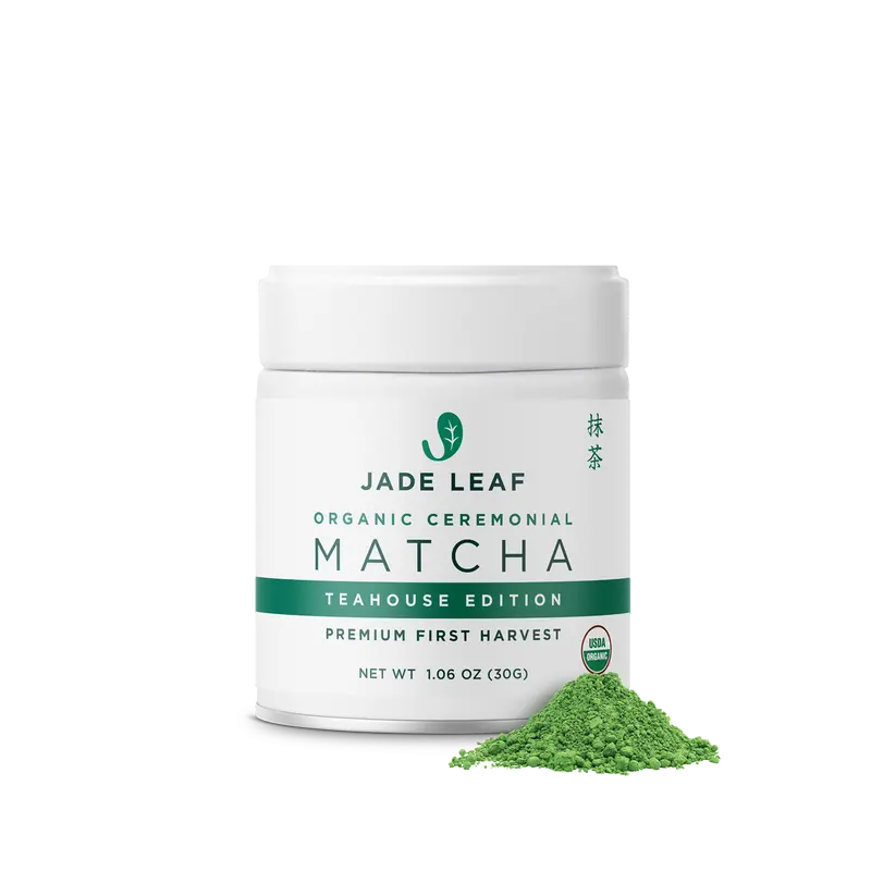 Organic Ceremonial Matcha - Teahouse Edition Premium First Harvest Tea with Antioxidants & Caffeine 1.04 oz - Beverage