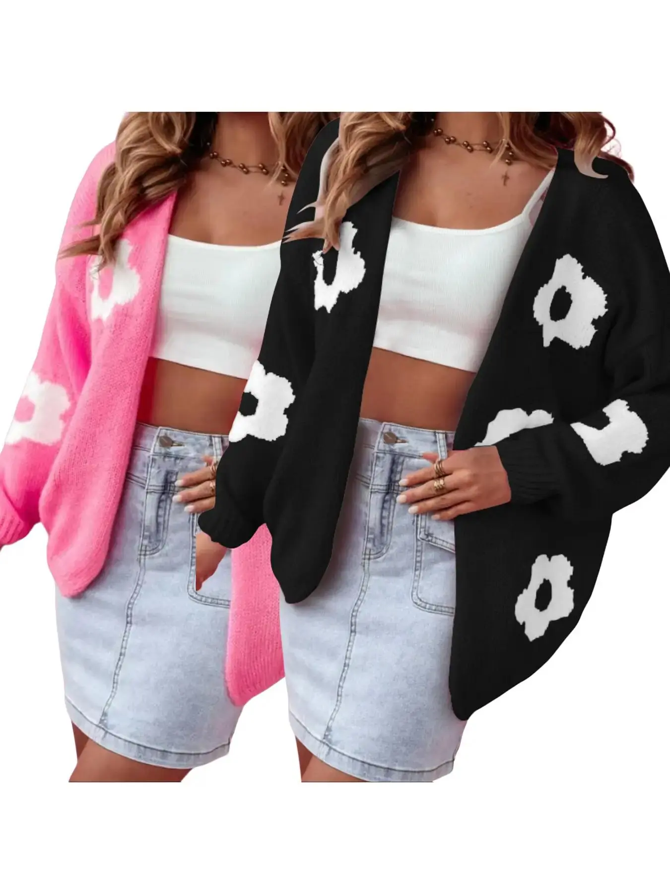 Pink*1 pc+Black*1 pc