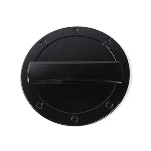For Chevrolet Camaro 2017+ Fuel Tank Gas Tank Petrol Tank Fuel Storage Tank Cover Door Gas Filler Cap Car Exterior Accessories, ABS Black Chrome Carbon Racing