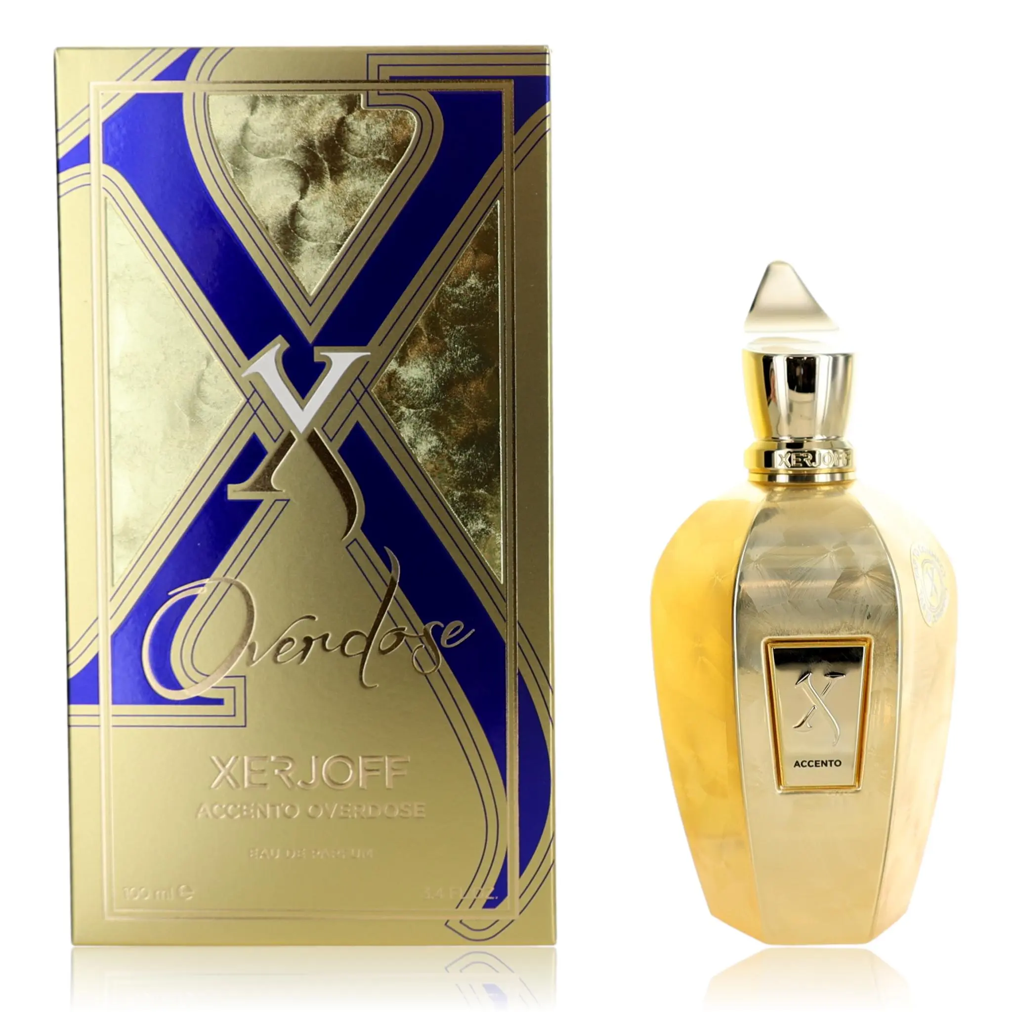Xerjoff Accento Overdose Unisex EDP Spray - 3.4 oz, Fruity Scent Fragrance, Perfume Bottle Fragrance with Airy, Floral, Fresh Notes