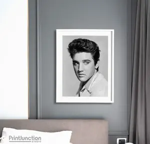 Elvis Presley poster Portrait, Jail house Rock 1958. Vintage - High Quality Print