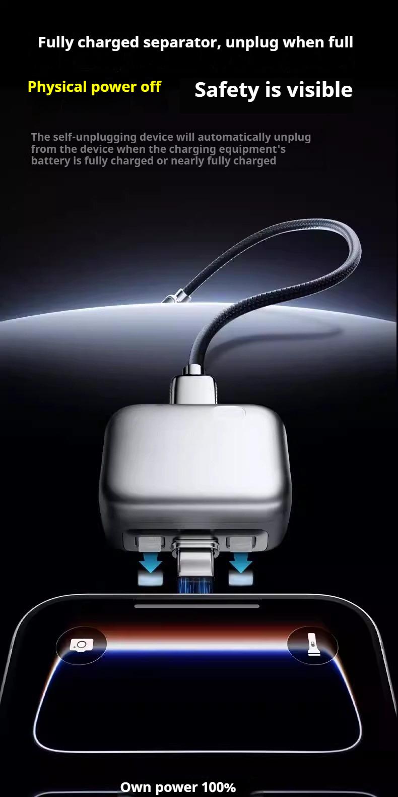 AI Physical-Disconnect Battery Guard, Smart Auto-Eject Charging Protector for iPhone, iPad & Android, 140W High-Speed In-line Bridge for Battery Health & Home Safety,Charging Separator ,Phone and Charging Cable Separation Tool AI Physical-Disconnect Battery Guard, Smart Auto-Eject Charging Protector for iPhone, iPad & Android, 140W High-Speed In-line Bridge for Battery Health & Home Safety,Charging Separator ,Phone and Charging Cable Separation Tool
