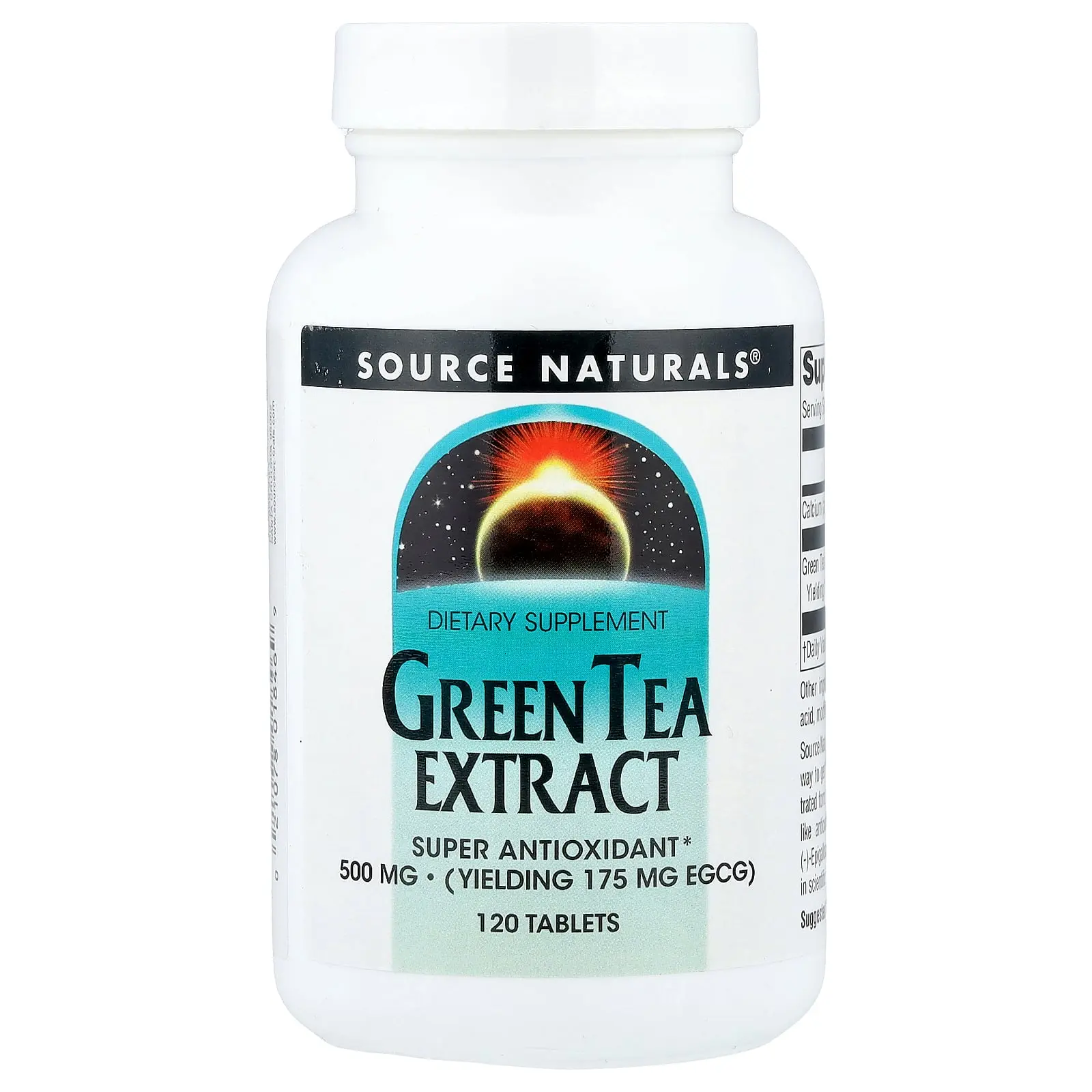 Source Naturals Green Tea Extract, 500 mg, 120 Tablets