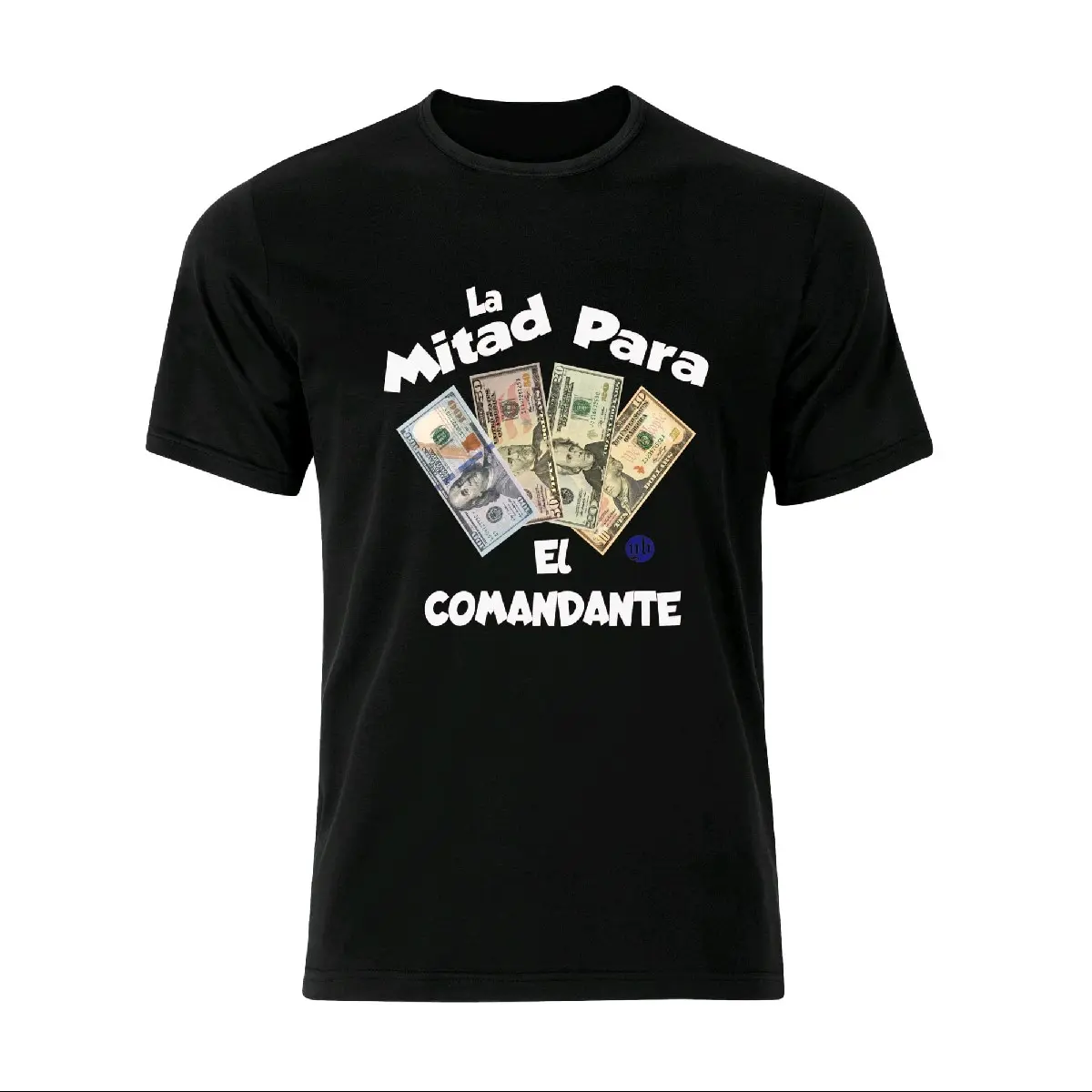 Camisa El Comandante Dolares Men's Casual Shirt - Menswear Human Shortsleeve Top Customized