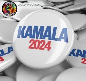 Kamala 2024 Pin, Kamala Harris, US 2024 Election, Democrats, Liberal, Progressive, Prosecutor, Feminist, Pro-Choice Candidate, President