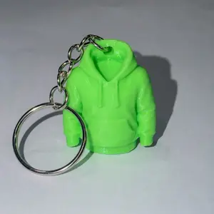 Hoodie Keychain | Classic Sweatshirt Charm | 3D Printed Casual Fashion Gift in 14 Colors