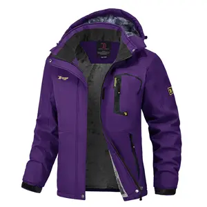 TBMPOY Women's Waterproof Ski Jacket Warm Winter Snow Coat Mountain Windbreaker Hooded Raincoat Jacket