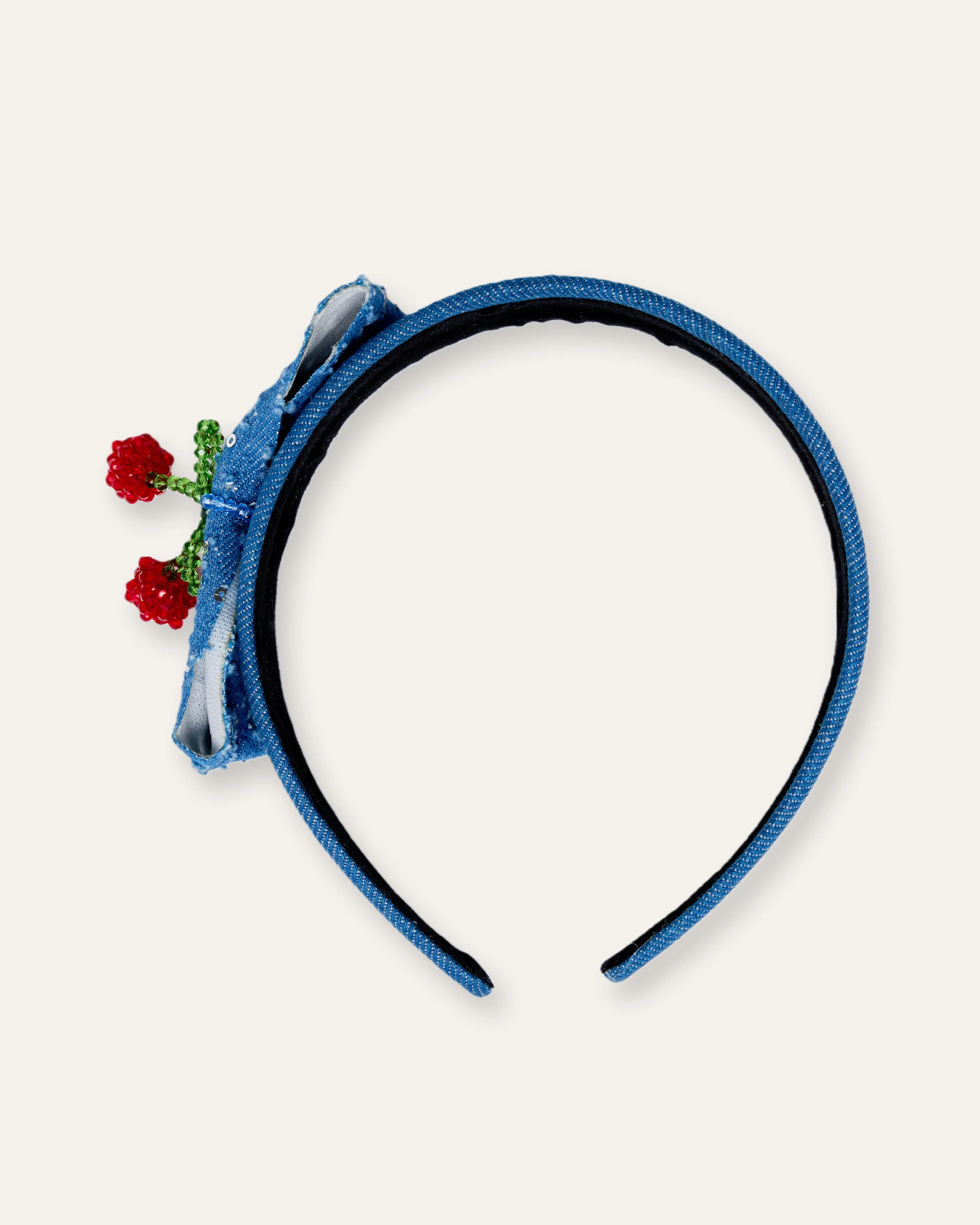 Black Forest Whimsy - Cherry Whispers Bow Headband