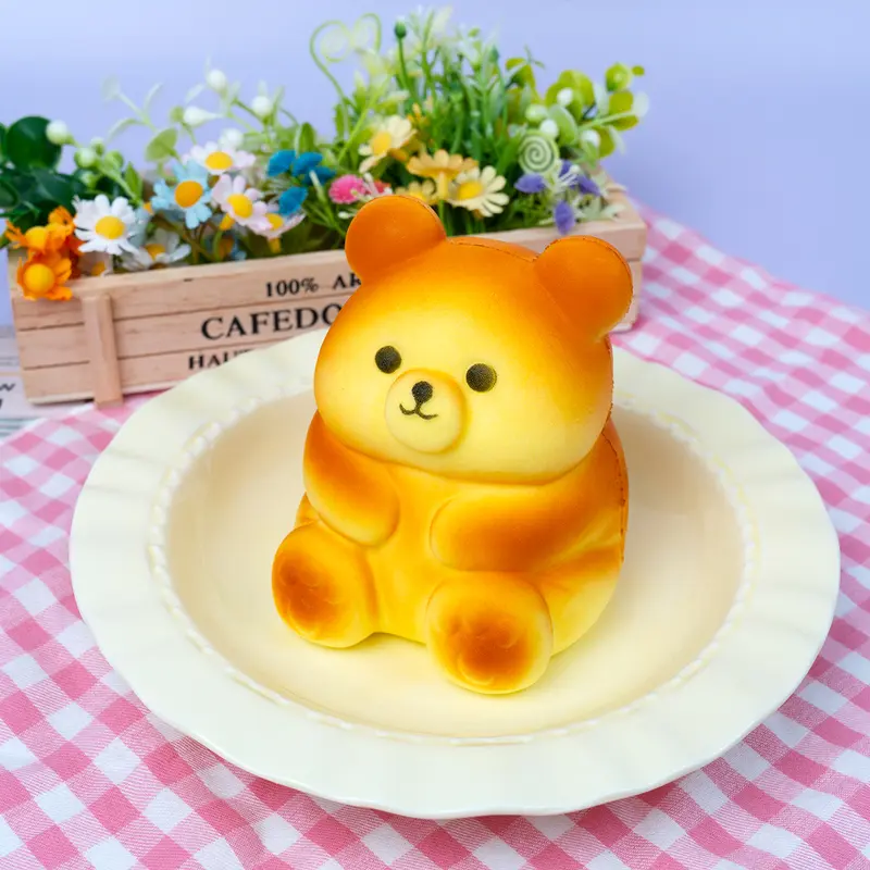 Pawtoto Joyful PU Squishies - Handmade Durable Food-Safe PU Foam, Creamy Soft Texture, Slow Rise Dumpling/Dorayaki Unique Fidgets, Squeeze Stress Relief Toy, Giftable Packaging