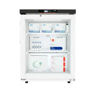 24 in. 4.5 cu. ft. Countertop Medical Pharmacy Refrigerator With Multi-Level Emergency Alarms in White, UL Listed (KM-PHR-45C)