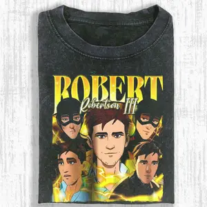 ROBERT ROBERTSON III Tee  Dispatcher Robert Vintage Graphic Shirt Retro 90s Style Graphic Tee  Unisex Vintage Streetwear Top Gift  Retro Collegiate Unisex Streetwear Top
