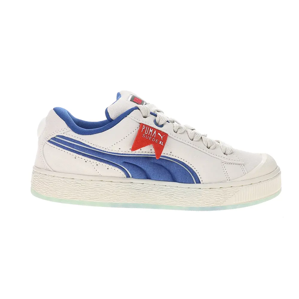 PUMA Mens X Ghostbusters Suede Xl Stay Puft Lace Up Sneakers Shoes Casual - Off White PUMA Mens X Ghostbusters Suede Xl Stay Puft Lace Up Sneakers Shoes Casual - Off White