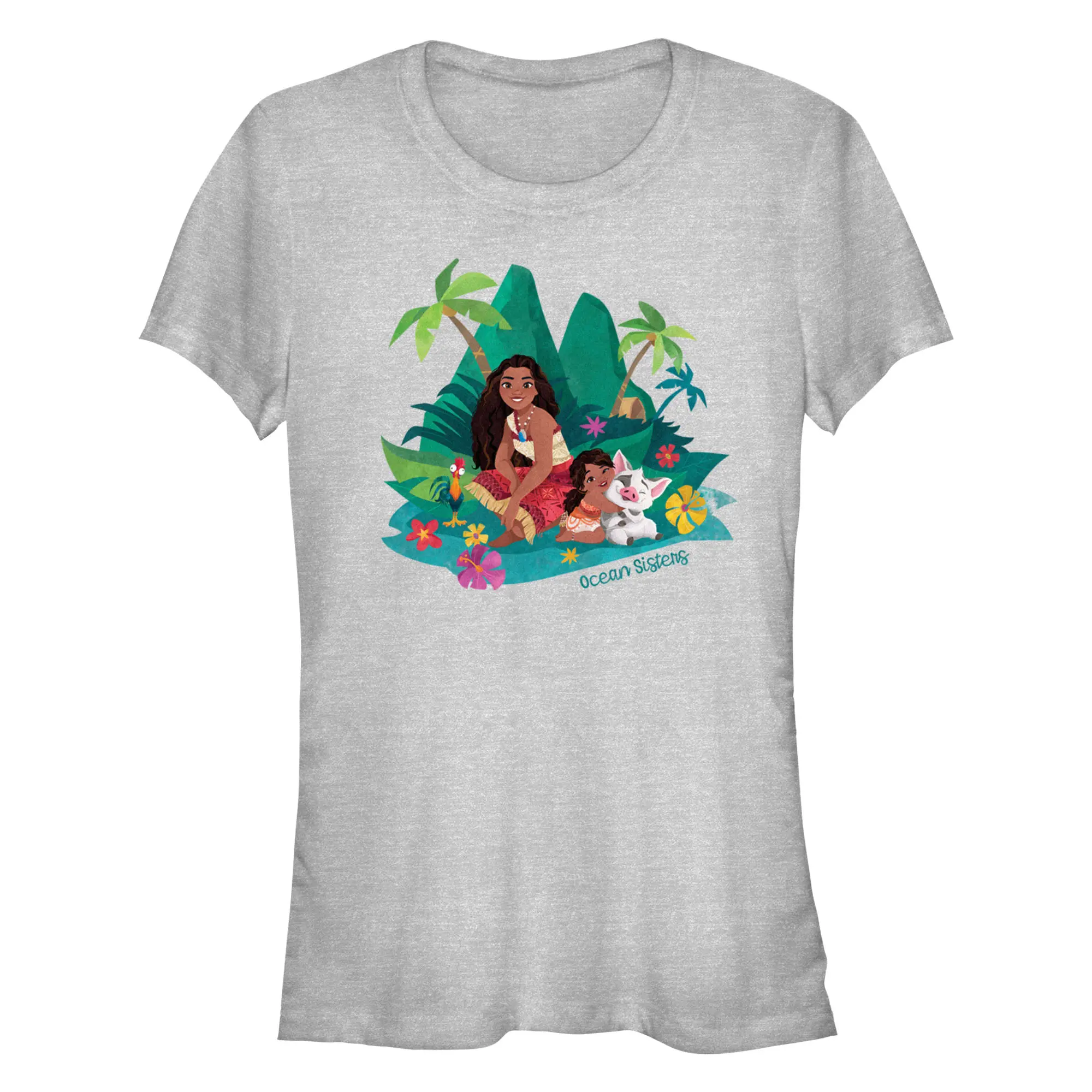 Junior's Moana 2 Ocean Sisters T-Shirt