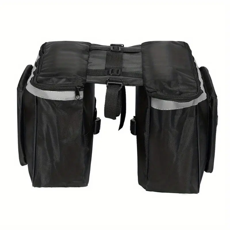 Bike Rear Rack Bag 25LBike Trunk Cooler Bag Reflective Bicycle Rear Seat Cargo Bag Bike Panniers Bag Cycling Luggage Bag