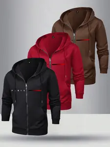 Autumn and Winter New Men's Jacket Colourful Flutter Letters Printed Patterns Regular Large Size Travel Holiday Outdoor Camping Casual Sports Fitness Running Men's Tops