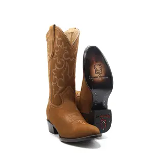 2420142630 - Vaquero Signature Women's J-toe Boots Nobuck Topo