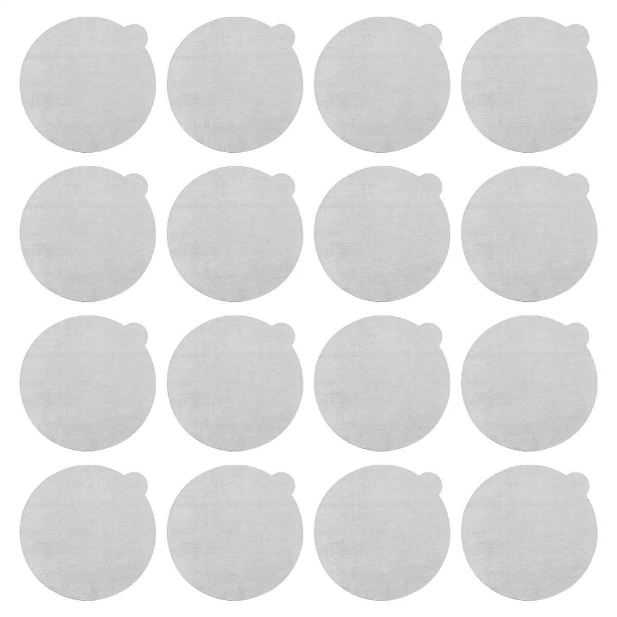 100PCS Round 62MM Food-Safe Refillable Aluminium Foil Sealing Lids with Removable Tabs, Easy-to-Use Sealed Caps for Nespresso Vertuo Kitchen Appliance Parts