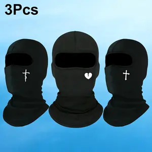 1/3Pcs Ski Mask Mask Face Cover Balaclava Full Face Mask Summer Face Cover UV Protection Balaclava Men Women Outdoor Sports Face Mask For Men And Women – Skiing, Snowboarding, Motorcycle, UV Protection & Wind Protection