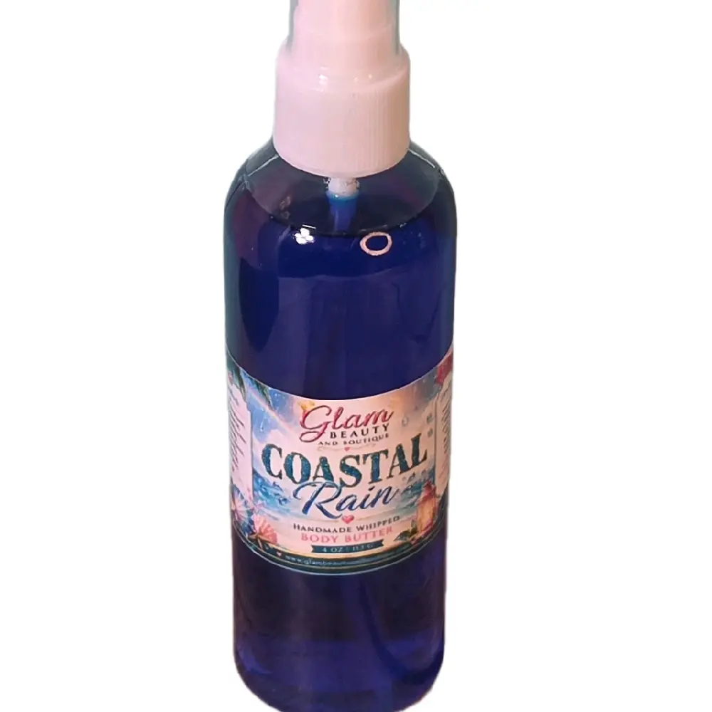 Coastal Rain Moisturizing Body & Hair Mist- All-Natural, Alcohol-Free Fragrance Spray for Dry & Sensitive Skin, Alcohol Free Body Mists, All Natural Body Mists