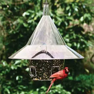 Arundale Mandarin Bird Feeder with Arch Ports and Clear Baffle