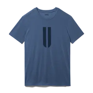NOBULL Men's U Tee in Coastal Blue