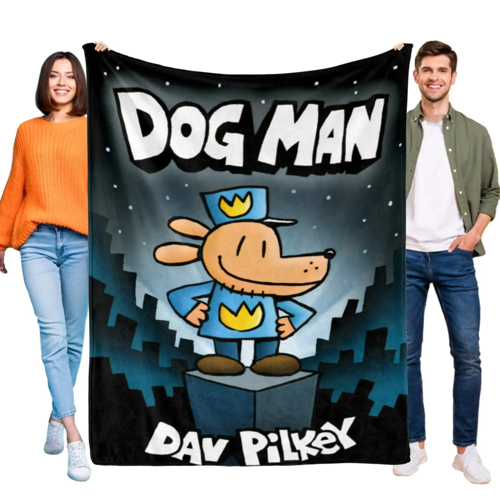 dog man Throw Blanket Gifts for Fans Lover Girls Boys Women Present Hoodie Him Bed