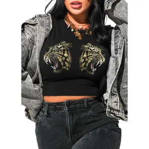 TIGER BOOBS GRAPHIC BABY TEE