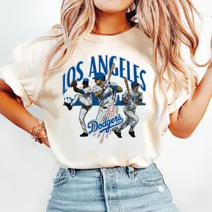 Los Angeles Baseball Big Time T-Shirt, Vintage Sports Fan Graphic Tee.