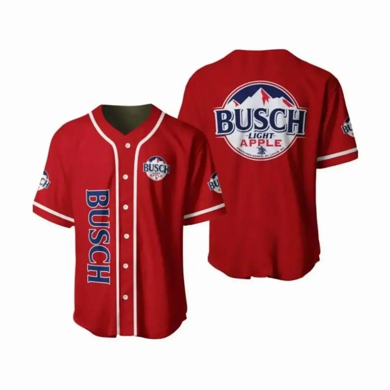 Busch Light Apple Jersey, Patriotic Shirt, Graphic Tee, Gift For Lovers
